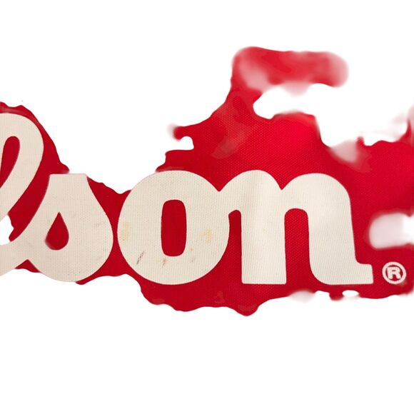 Wilson Vintage Duffle Bag Red White Tennis Gym Strap Tote Sports Bag - Picture 13 of 15